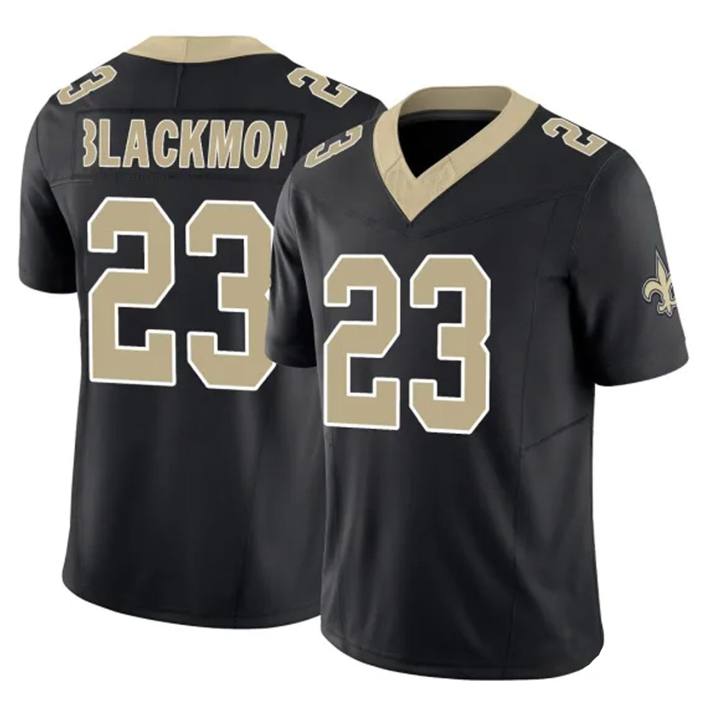Johmsee NO.Saints #23 Julian Blackmon Player Black Limited Vapor F.U.S.E. Home Game Stitched Jerseys