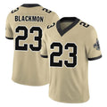 Johmsee NO.Saints #23 Julian Blackmon Player Gold Limited Vapor F.U.S.E. Home Game Stitched Jerseys