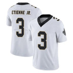 Johmsee NO.Saints #3 Travis Etienne Jr. Player White Limited Vapor Untouchable Home Game Stitched Jerseys