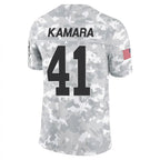 Johmsee NO.Saints #41 Alvin Kamara Player Arctic Camo Salute to Service Limited Stitched Jerseys