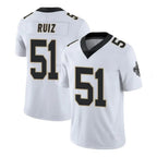 Johmsee NO.Saints #51 Cesar Ruiz Player White Limited Vapor Untouchable Home Game Stitched Jerseys