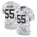 Johmsee NO.Saints #55 Kaden Elliss Player Arctic Camo Salute To Service Limited Game Stitched Jerseys
