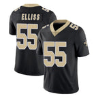 Johmsee NO.Saints #55 Kaden Elliss Player Black Limited Vapor Untouchable Home Game Stitched Jerseys