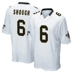 Johmsee NO.Saints #6 Tyler Shough Player White Home Game Stitched Jerseys