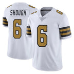 Johmsee NO.Saints #6 Tyler Shough Player White Limited Color Rush Home Game Stitched Jerseys