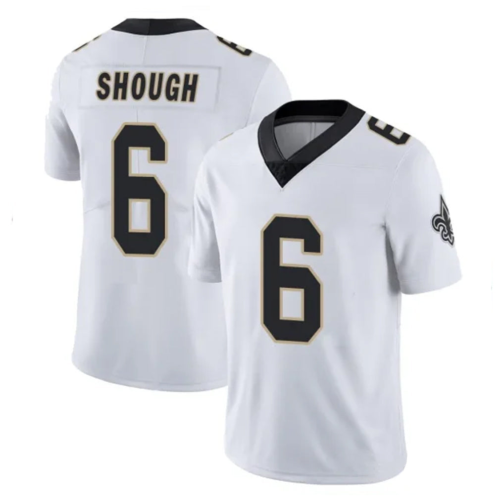 Johmsee NO.Saints #6 Tyler Shough Player White Limited Vapor Untouchable Home Game Stitched Jerseys