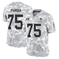Johmsee NO.Saints #75 Taliese Fuaga Player Arctic Camo Salute To Service Limited Game Stitched Jerseys