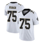 Johmsee NO.Saints #75 Taliese Fuaga Player White Limited Vapor Untouchable Home Game Stitched Jerseys