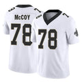 Johmsee NO.Saints #78 Erik McCoy Player White Limited Vapor F.U.S.E. Home Game Stitched Jerseys