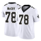 Johmsee NO.Saints #78 Erik McCoy Player White Limited Vapor F.U.S.E. Home Game Stitched Jerseys