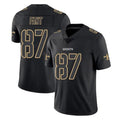 Johmsee NO.Saints #87 Noah Fant Player Black Impact Limited Home Game Stitched Jerseys