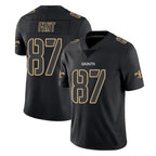 Johmsee NO.Saints #87 Noah Fant Player Black Impact Limited Home Game Stitched Jerseys