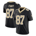 Johmsee NO.Saints #87 Noah Fant Player Black Limited Vapor Untouchable Home Game Stitched Jerseys
