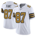 Johmsee NO.Saints #87 Noah Fant Player White Limited Color Rush Home Game Stitched Jerseys