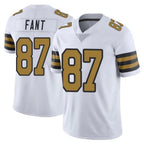 Johmsee NO.Saints #87 Noah Fant Player White Limited Color Rush Home Game Stitched Jerseys
