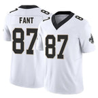 Johmsee NO.Saints #87 Noah Fant Player White Limited Vapor F.U.S.E. Home Game Stitched Jerseys