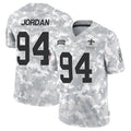Johmsee NO.Saints #94 Cameron Jordan Player Arctic Camo Salute to Service Limited Stitched Jerseys