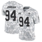 Johmsee NO.Saints #94 Cameron Jordan Player Arctic Camo Salute to Service Limited Stitched Jerseys