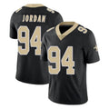 Johmsee NO.Saints #94 Cameron Jordan Player Black Limited Vapor Untouchable Home Game Stitched Jerseys