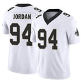Johmsee NO.Saints #94 Cameron Jordan Player White Vapor F.U.S.E. Limited Stitched Jerseys