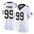 Johmsee NO.Saints #99 Chase Young Player White Limited Vapor F.U.S.E. Home Game Stitched Jerseys