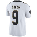 Johmsee NO.Saints #9 Drew Brees White Vapor Untouchable Limited Player Stitched Jerseys