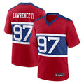 Johmsee NY.Giants Secondary Throwback Alternate Jerseys - Red - #97 Dexter Lawrence II Player