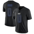 Johmsee NY.Giants #0 Brian Burns Player Black Impact Limited Home Game Stitched Jerseys