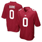 Johmsee NY.Giants #0 Brian Burns Player Red Home Game Stitched Jerseys