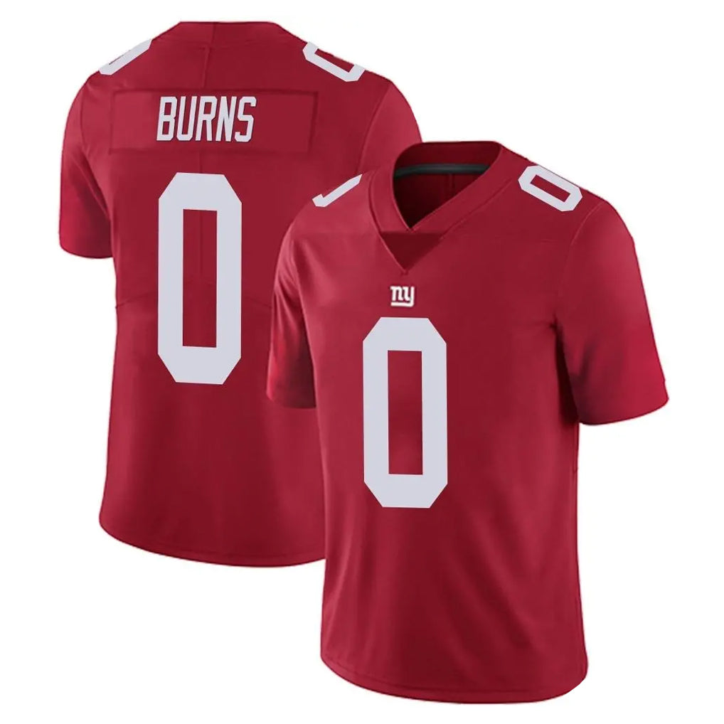 Johmsee NY.Giants #0 Brian Burns Player Red Limited Vapor Untouchable Home Game Stitched Jerseys