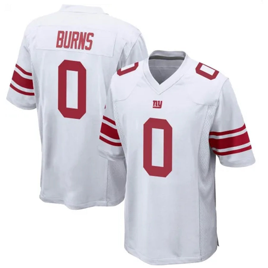Johmsee NY.Giants #0 Brian Burns Player White Game Stitched Jerseys