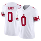 Johmsee NY.Giants #0 Brian Burns Player White Limited Vapor F.U.S.E. Home Game Stitched Jerseys