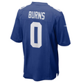Johmsee NY.Giants #0 Brian Burns Royal Game Player Jersey American Stitched Jerseys