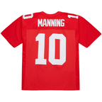 Johmsee NY.Giants #10 Eli Manning Mitchell & Ness Red 2004 Team Legacy Retired Player Big & Tall Jersey Stitched Puhic Game Jerseys