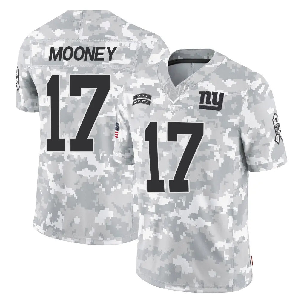 Johmsee NY.Giants #17 Darnell Mooney Player Arctic Camo Salute To Service Limited Game Stitched Jerseys