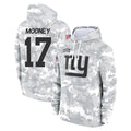 Johmsee NY.Giants #17 Darnell Mooney Player Arctic Camo Salute to Service Pullover Hoodies Limited Game Stitched Jerseys