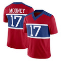 Johmsee NY.Giants #17 Darnell Mooney Player Red Century Vapor F.U.S.E. Home Game Stitched Jerseys