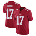 Johmsee NY.Giants #17 Darnell Mooney Player Red Limited Vapor Untouchable Home Game Stitched Jerseys