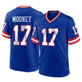 Johmsee NY.Giants #17 Darnell Mooney Player Royal Classic Home Game Stitched Jerseys