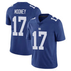 Johmsee NY.Giants #17 Darnell Mooney Player Royal Limited Vapor Untouchable Home Game Stitched Jerseys