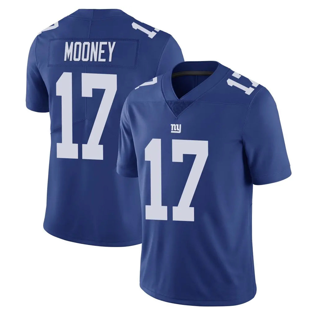 Johmsee NY.Giants #17 Darnell Mooney Player Royal Limited Vapor Untouchable Home Game Stitched Jerseys