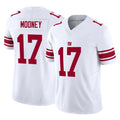 Johmsee NY.Giants #17 Darnell Mooney Player White Limited Vapor F.U.S.E. Home Game Stitched Jerseys