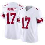 Johmsee NY.Giants #17 Darnell Mooney Player White Limited Vapor F.U.S.E. Home Game Stitched Jerseys