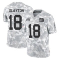 Johmsee NY.Giants #18 Darius Slayton Player Arctic Camo Salute To Service Limited Game Stitched Jerseys