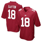 Johmsee NY.Giants #18 Darius Slayton Player Red Home Game Stitched Jerseys