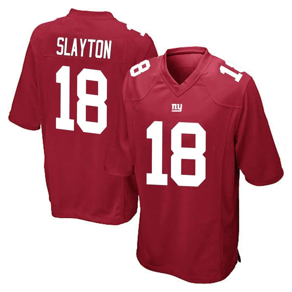 Johmsee NY.Giants #18 Darius Slayton Player Red Home Game Stitched Jerseys