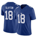Johmsee NY.Giants #18 Darius Slayton Player Royal Limited Vapor F.U.S.E. Home Game Stitched Jerseys