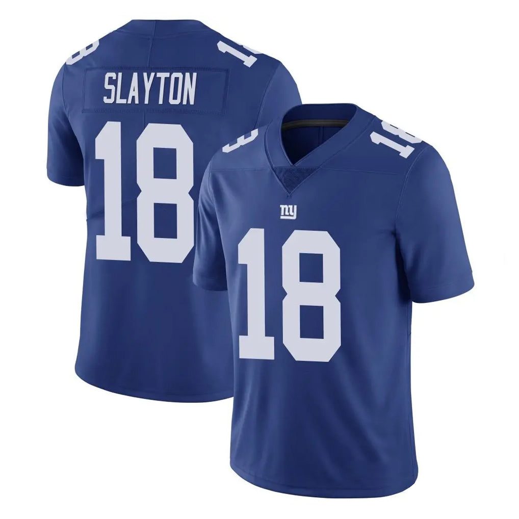 Johmsee NY.Giants #18 Darius Slayton Player Royal Limited Vapor Untouchable Home Game Stitched Jerseys