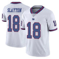 Johmsee NY.Giants #18 Darius Slayton Player White Color Rush Home Game Stitched Jerseys