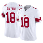 Johmsee NY.Giants #18 Darius Slayton Player White Limited Vapor F.U.S.E. Home Game Stitched Jerseys